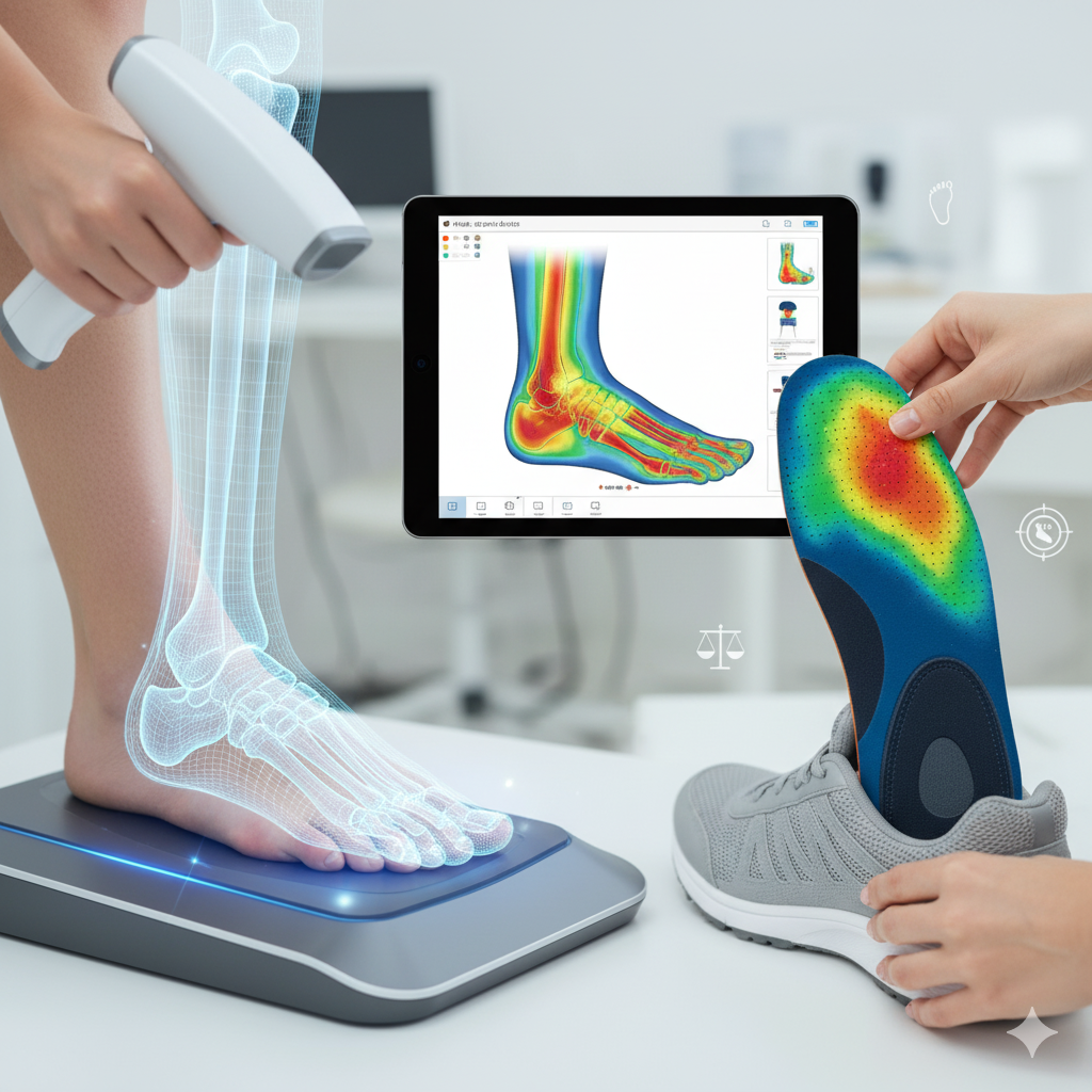 맞춤형 깔창 분석 과정